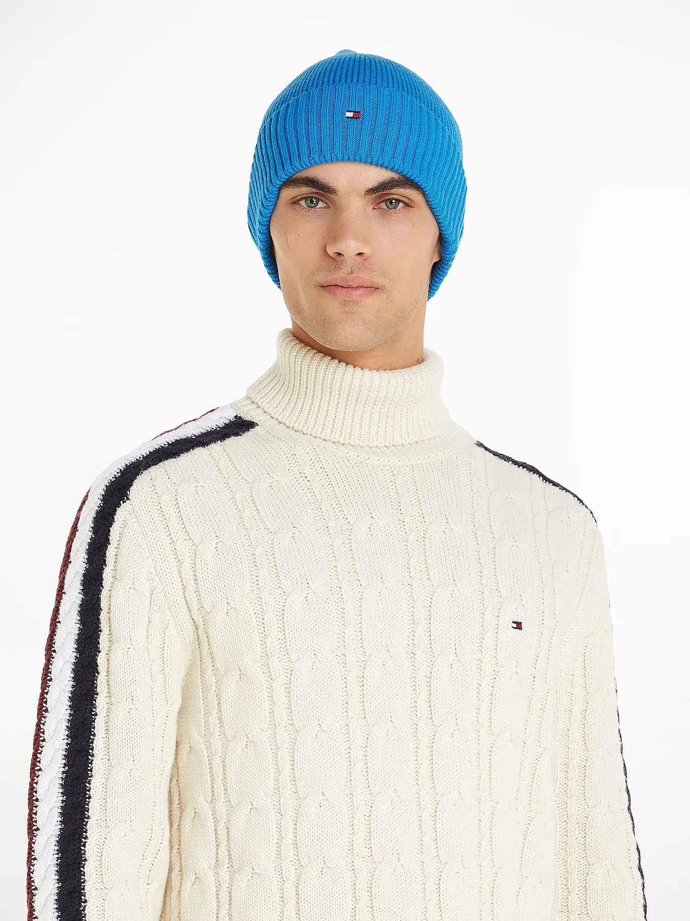 TOMMY HILFIGER | Mütze - Haube ESSENTIAL | hellblau